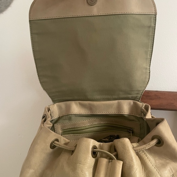 Rachel Roy Distressed Leather Convertible Bag lime green - Picture 2 of 15